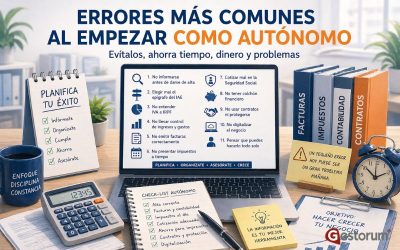 Errores más comunes al empezar como autónomo: guía completa para evitarlos desde el primer día