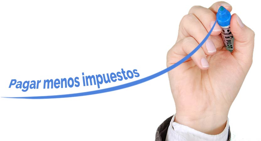 como pagar menos impuestos